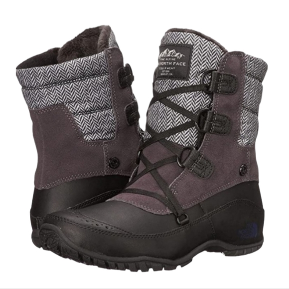 The North Face Shoes - The North Face Women's Nuptse Purna Short Boots Brown 10